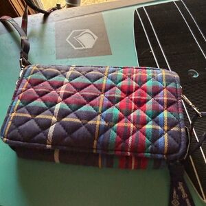 Vera Bradley TARTAN PLAID RFID All-In-One Crossbody
Handbag Purse